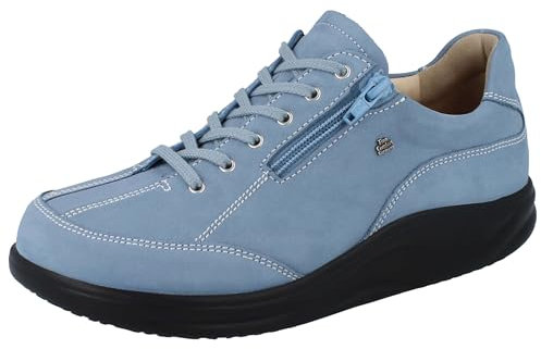 Finn Comfort FINNAMIC Otaru Damen Halbschuhe Schnürschuhe blau Blue Nubukleder