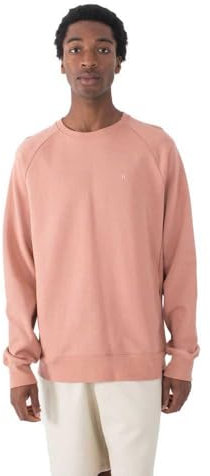 Hurley Herren M Low Tide Crew Sweatshirt, Phantom Rose, M