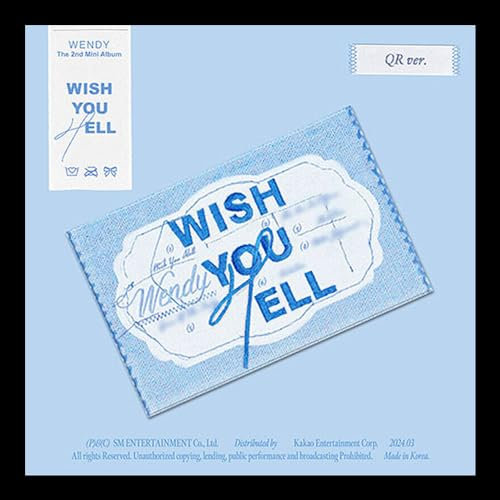 WENDY [WISH YOU HELL] The 2nd Mini Album (QR Ver. +Store Gift RED VELVET Photo Card) K-POP SEALED
