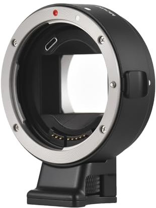Andoer EF-NEX IV Objektivadapterring, Autofokus, USB, aktualisiert, kompatibel mit Canon EF/EF-S Objektiven auf spiegellose Kameras Sony A7/A7R/A7M3/A7M4/A7M5/A6000 E-Mount
