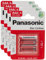 PANASONIC Confezione da 4 blister da 4 batterie di zinco-carbonio AAA R03-1,5 V