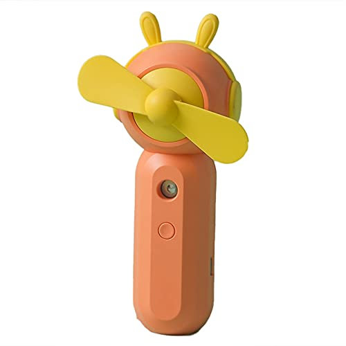 Janasiba Verano Pequeño Ventilador Recargable Agua Recarga Práctico Ventilador Mano Conejo Pequeño Espacio Aire Humidificador Ventilador Ventilador C