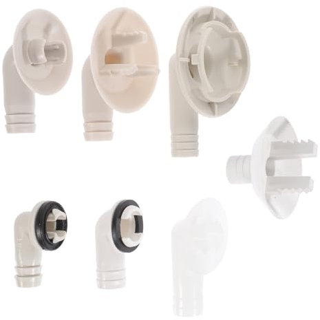 CRILSTYLEO 1juego Conector De Manguera De Drenaje Aire Acondicionado Accesorios Con Codo Y Anillo Goma Para Unidades Aire Acondicionado Ventana Y Split Repuesto Duradero Eficaz Para