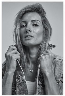 FISH DRAGATE Becky Lynch Leinwand-Poster, Schlafzimmer-Dekor, Sportlandschaft, Büro, Raumdekoration, Geschenk, ungerahmt, 40 x 60 cm, 5 Stück