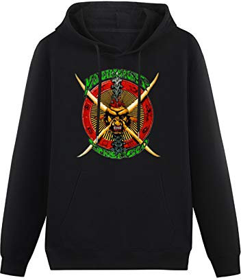 LAM PURE Personalized Cool Monster Magnet Hoody Unisex Ptinted Hoodies Long Sleeve Men's Hooded with Pocket Black S