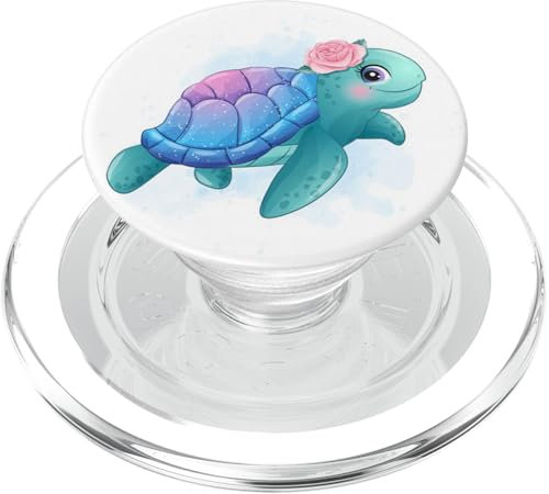 Pop Sockets Cute Sea Turtle Pop Grip Phone Stand PopSockets PopGrip: Swappable Grip for Phones & Tablets PopSockets PopGrip for MagSafe