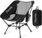 Flycoop Campingstuhl Faltbar Camping Stuhl Tragbarer Campingstühle 180Kg Faltstuhl Ultraleichter Packmaß Kleiner Klappstuhl mit Tragetasche für Picknick, Outdoor, Wandern