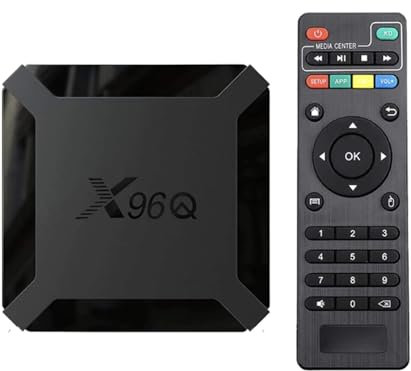 Android 10.0 TV Box, X96 Q Android TV Box Allwinner H313 Quad Core Arm Cortex A53, 2GB RAM 16GB ROM Smart TV Box Soporte 4K 3D Set Top Box, Media Player