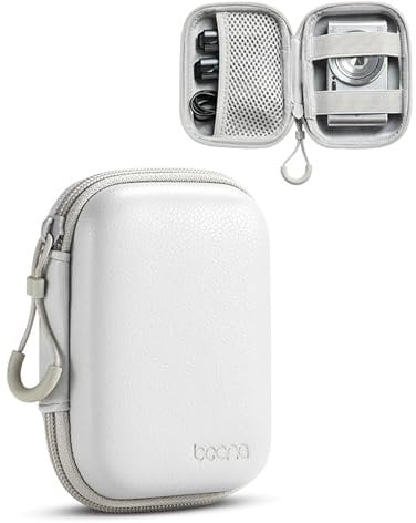 Linpr Étui pour Appareil Photo Numérique Compatible avec CAMKORY/pour Kodak PIXPRO/pour Lecran/pour VAHOIALD/pour Canon IXUS 285 HS, Étui de Protection pour Appareil Photo numérique (Gris Clair)