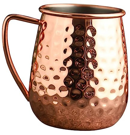 CIYODO Mule Mug Hammer Design Personalised Stainless Steel Cup for Beer Wine Cocktails