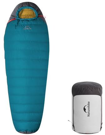 Naturehike Snowbird RDS Entendaunen Mumienschlafsack,Outdoor Professional Camping Schlafsack,Unisex – Erwachsene Daunenschlafsack