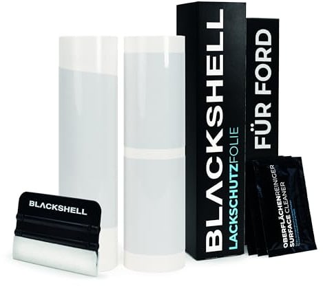 Blackshell® Lackschutz Set passend für Ford Kuga | ST-Line/Vignale | ab 2019 Transparent - ohne werkseitig installierte Leisten - passgenauer Ladekantenschutz, Einstiegsleisten