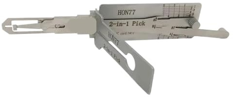 HON77 2in1 Decoder and Pick Locksmith Tool for Motorcycles(5 PCS)