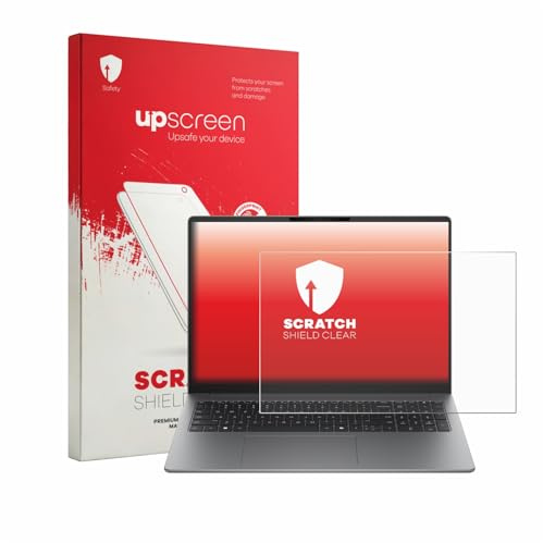 upscreen Schutzfolie für HP 200 G2a 16 – Made in Germany, Kristall-klar, Kratzschutz, Anti-Fingerprint