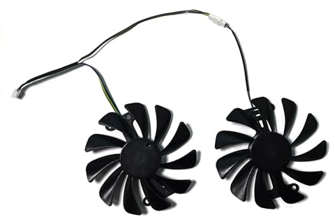 ZHOUQOZ 2er-Pack GTX 1070 Ti 1080 GPU-Kühler für KFA2 Galax für GeForce 1070Ti für EXOC für SNPR Grafiklüfter