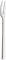 WMF Sonic Serviergabel 19,5 cm, Vorlegegabel, Aufschnittgabel, Cromargan protect Edelstahl poliert, kratzbeständig, spülmaschinenfest