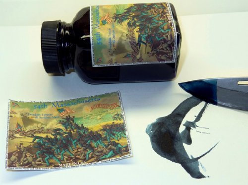 Noodler's Ink Fountain Pen Bottled Ink, 3oz, Bulletproof 54th Massachusetts Color: Bulletproof 54th Massachusetts, B?roartikel