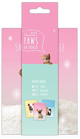 docrafts Papermania Paws For Thought A6 Doodle Books (3 pieces)
