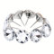 20pcs Diamond Crystal Kristall Shiny Pattern Sofa Nägel Knöpf Headboard Wand Möbel Decor,25mm