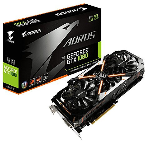 Gigabyte GeForce GTX 1080P 8GB gddr5x Aorus GeForce GTX 1080P 8G (Rev. 2.0) – (NVIDIA GeForce Graphic Cards GTX 1080, 7680 4320 Pixels, 1733 MHz, 1873 MHz, 8GB)