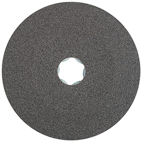 PFERD 40023 Combiclick Fiberscheibe, Siliziumcarbid Sic, 10,2 cm Durchmesser, 13300 U/min, Körnung 80, 25 Stück