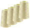 4 x 4572m Overlock-Garn Overlock-Nähgarn Oeko-Tex Polyestergarn Farbe 501 bis 540, Farbe:A529 zartes grünbeige
