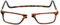 NEW VISION Lesebrille mit Magnetverschluss, Lesebrillen, Bequem Magnetverschluss Vorne, Reading Glasses NV2904, Lesehilfe für Damen Herren(Braun, 1.5)