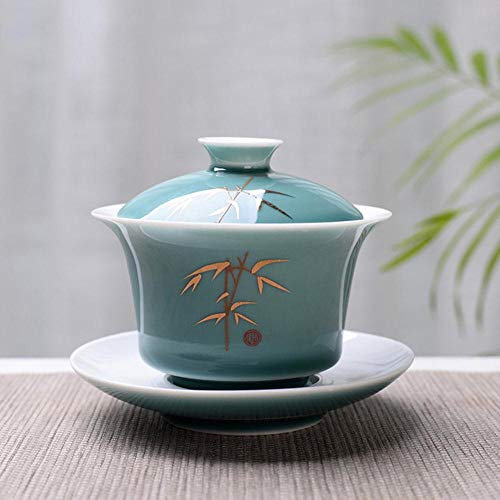 HKFG 150 Ml di tè Kungfu Set da tè Zuppiera Cinese Kung Fu Flower Gaiwan Kettle Teapot , 01