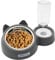 BPS Comedero y Bebedero Automático para Gatos y Perros Antisalpicaduras Dispensador Agua Alimentador Automatico Fuentes para Mascotas Tamaño M/L (M) BPS-5720