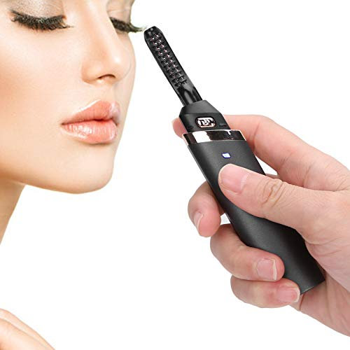 Beheizte Wimpernzange, schützt die Haut Wimpernzange, kleine Größe Heizung Formung elektrische Wimpernzange, bessere Ergebnisse einfach zu bedienen für Zuhause Kosmetikerin Schönheitssalon Salon Shop