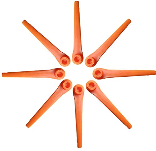 Odashen 50 Pcs Grass Trimmer/Strimmer Plastic Blades for Flymo SimpliTrim Li FLY083-GA400