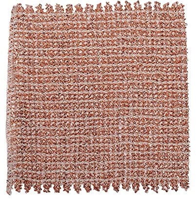 Sonty ÖKO Kupfertuch Set – 5 Stück Kupferlappen - Scheuerlappen ohne Chemie - Nachhaltige Kupfer Tücher 15x15cm (5)