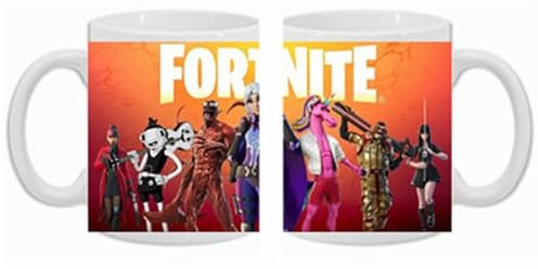 Taza de desayuno Regalos originales diseñada para los amantes de Videojuego de moda Fornite Tazas Personalizadas de Cerámica. Varios Diseños (F10)