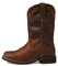 ARIAT Damen Delilah Western Stiefel mit runder Zehenpartie, wasserdicht Westernstiefel, Braun, Used-Optik, 40 EU