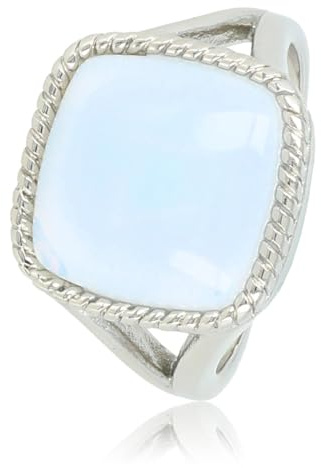 My Bendel Ring mit Echter Edelstein | Mehrere Farben | Erhältlich in Silber & Gold | Vintage Design | Inklusive Luxuriöser Geschenkverpackung