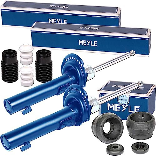 2x Meyle Stoßdämpfer + Domlager + Protection Kit vorne passend für A3 Golf 4
