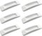 JJWNMLL 6 Pezzi Self Stick Maniglia Autoadesive Manopole,Maniglie Adesive per Porte Vetro,Assistente per e Finestre porte scorrevoli autoadesive (bianco)