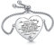 YOTHIWAD An Unsere Tochter Armband, Inspirierend Armband mit Gravur für Tochter, Personalisierte Geschenke an Tochter von Papa Mama Graduierung Geburtstagsgeschenk für Tochter