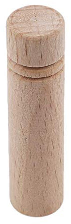 Nadeletui aus Holz, tragbar, Nadel-Aufbewahrung, für alle Arten von feinen Nadeln, kleiner Durchmesser 1,5 cm, tragbar und nützlich, M, Andere Edelsteine