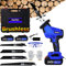 7Sevenjokers Reciprocating Saw, Brushless, 21V, 680W, 0-1900SPM, 2 Pack 1.5Ah Batteries, 4 Blades (191mm) for Wood, PVC Pipe, Metal