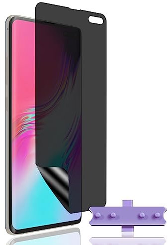 Yiunssy Sichtschutz Schutzfolie für Samsung Galaxy S10 5G Panzerfolie,[Vollständige Abdeckung],Anti-Spy Weich TPU Privacy Displayschutzfolie für Samsung Galaxy S10 5G