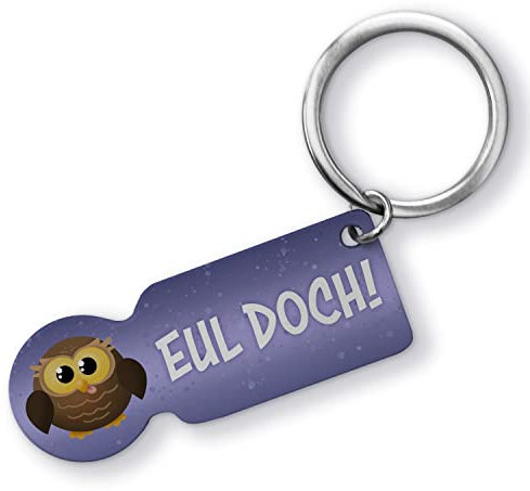 speecheese Eul Doch Eule Einkaufswagenchip Schlüsselanhänger mit Kontaktfeld