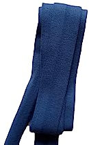 Schrägband, Jersey, Baumwolle, 20 mm, Meterware, Königsblau