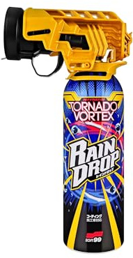 SOFT99 Tornado Vortex Rain Drop, Versiegelungsschutz für Lack, Gläser und Felgen mit Spezialapplikator, wasserabweisende Formel, 5 Monate Haltbarkeit