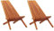 BaraSh Garten-Liegestühle 2 STK. Massivholz Akazie Sonnenliege Rattan Sonneninsel Outdoor Wetterfest Saunaliegen