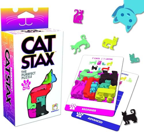 Brainwright - Cat STAX - Das Purrfect Puzzle - 48 Teile