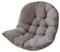 KAREN66 Hängesessel Kissen 80 x 110 cm Waschbar Schaukelstuhl Sitzkissen Dickes Hängestuhl Sitzauflage Polster Kissen für Hängeschaukel Indoor Outdoor (Grau #2)
