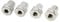 A ABSOPRO 8mm Positive Negative Battery Post Terminal Adapters(Set of 4)
