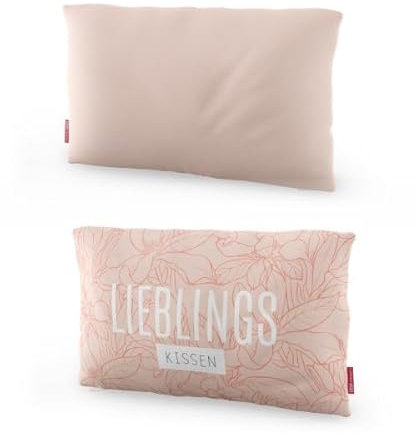 Rungassi Kissen Dekokissen Sofakissen Kuschelkissen Thema Entspannung (Lieblingskissen - Rosa)