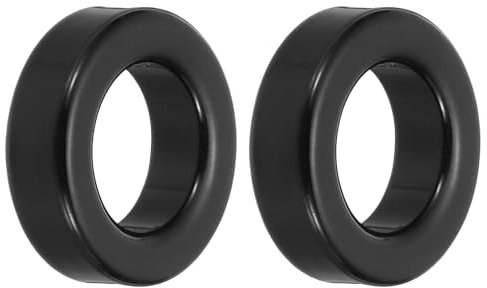 QUARKZMAN 2Stk Toroid Kern 23x36x13mm Eisen Ferrit Drosseln Ring Leistung Toroidal Trafo Stabilisierung Signal Übertragung Widerstand Elektromagnetische Interferenz Schwarz